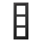 Jung - Cadre de finition 3 postes / LS Design Dark Canon de Fusil