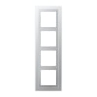 Jung - Cadre de finition 4 postes / LS Design Aluminium laqué