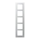 Jung - Cadre de finition 5 postes / LS Design Aluminium laqué