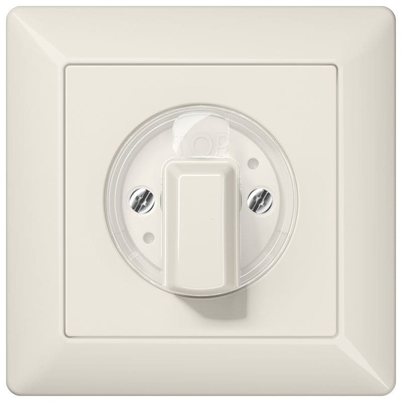 Jung - Enjoliveur pour interrupteur rotatif / AS 500 Ivoire