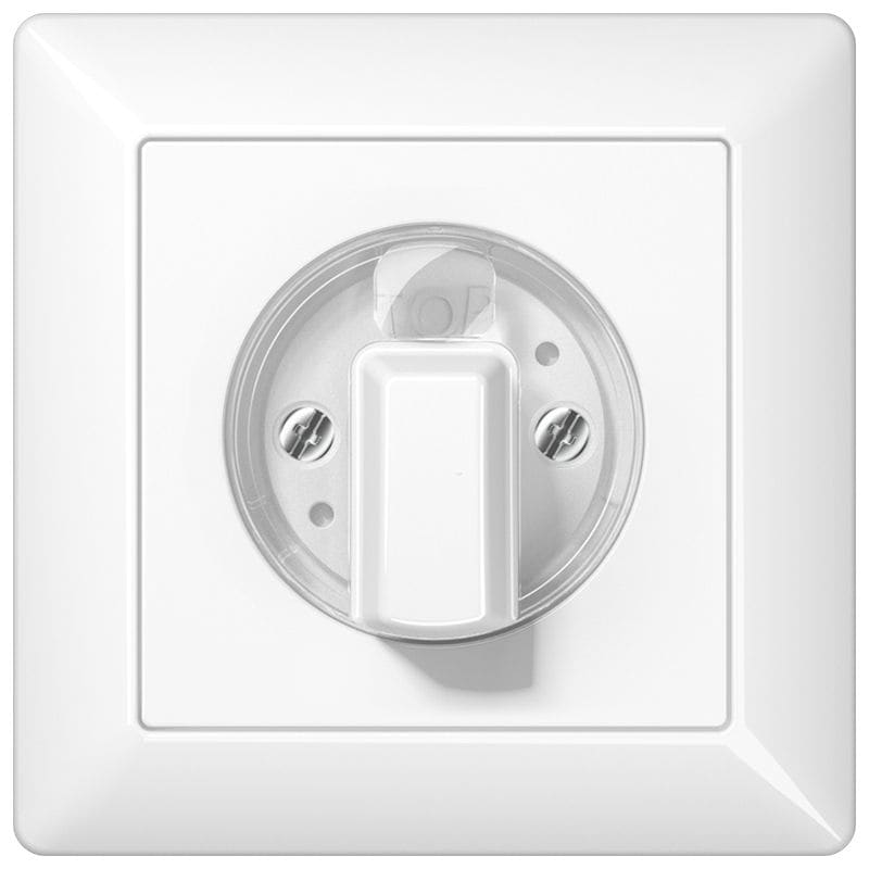 Jung - Enjoliveur pour interrupteur rotatif / AS 500 Blanc