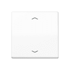 Jung - Enjo de cde standard avec flèches / AS 500 Blanc