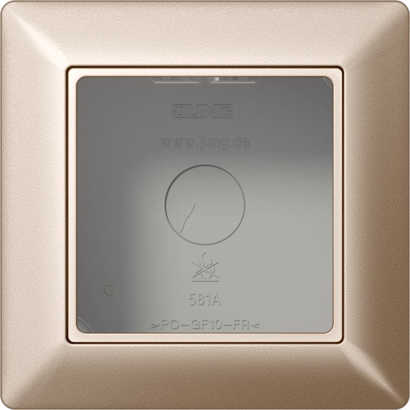 Jung - Boîtier saillie 1 poste / Série AS 500 Champagne