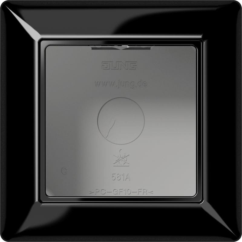 Jung - Boîtier saillie 1 poste / Série AS 500 Noir