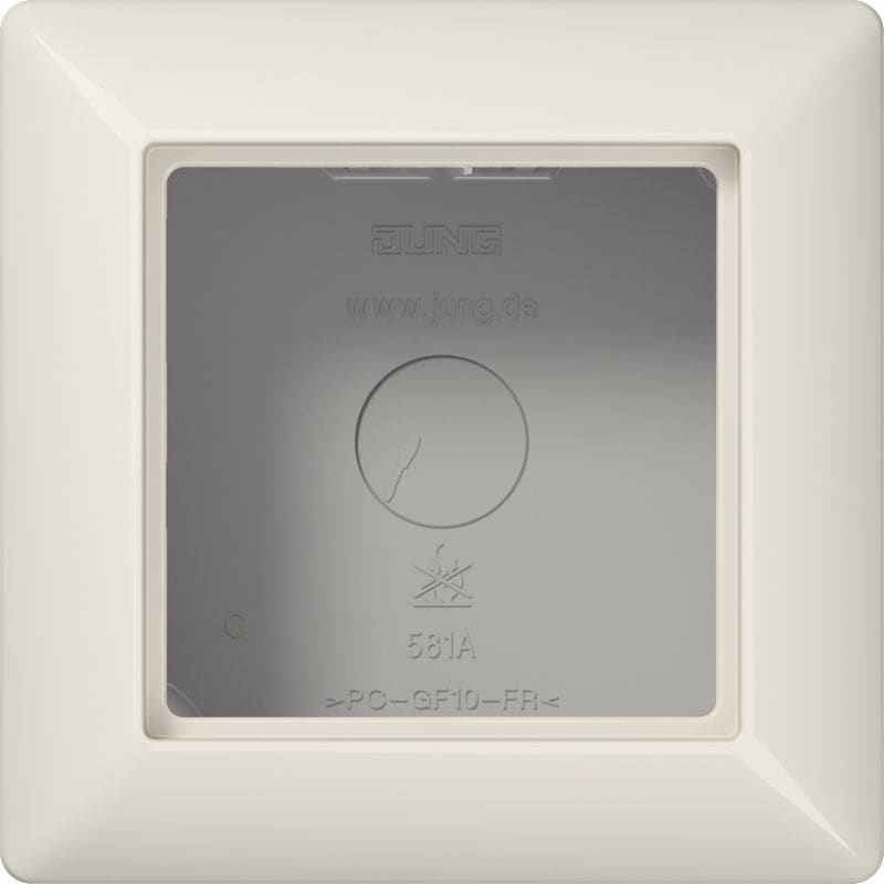 Jung - Boîtier saillie 1 poste / Série AS 500 Ivoire