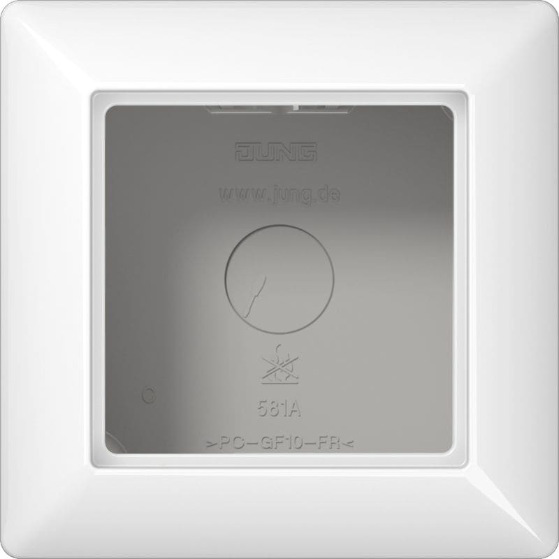 Jung - Boîtier saillie 1 poste / Série AS 500 Blanc