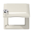 Jung - Enjoliveur couvercle avec serrure / Série AS 500 BF Ivoire