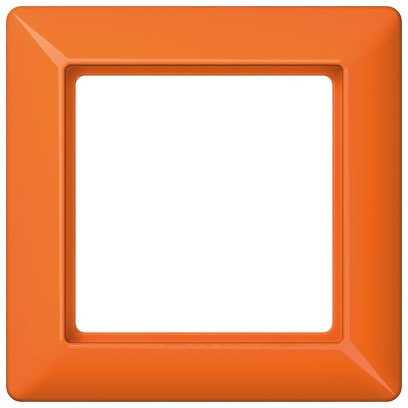 Jung - Cadre de finition 1 poste / Série AS 500 BF Orange
