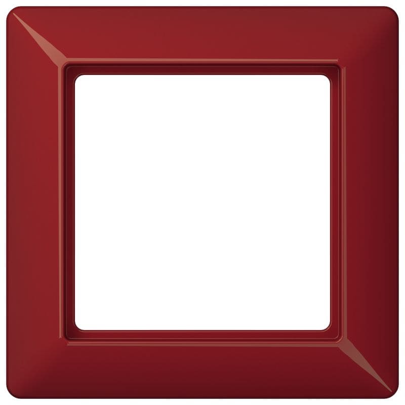 Jung - Cadre de finition 1 poste / Série AS 500 BF Rouge