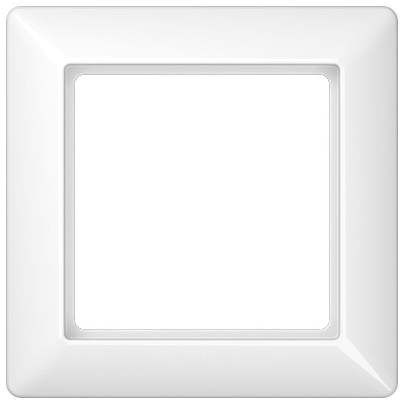 Jung - Cadre de finition 1 poste / Série AS 500 BF Blanc