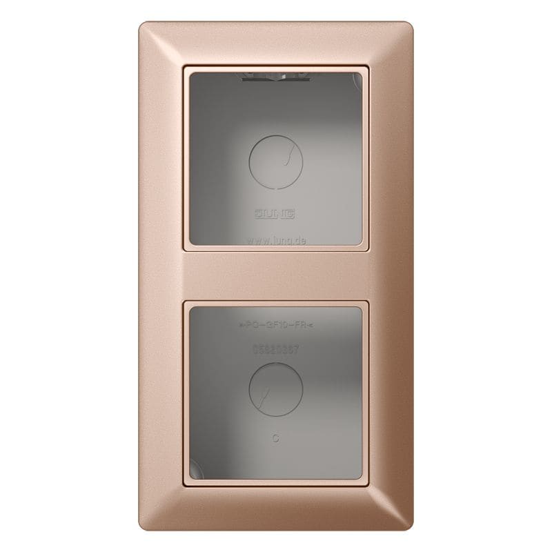 Jung - Boîtier saillie 2 postes / Série AS 500 Champagne