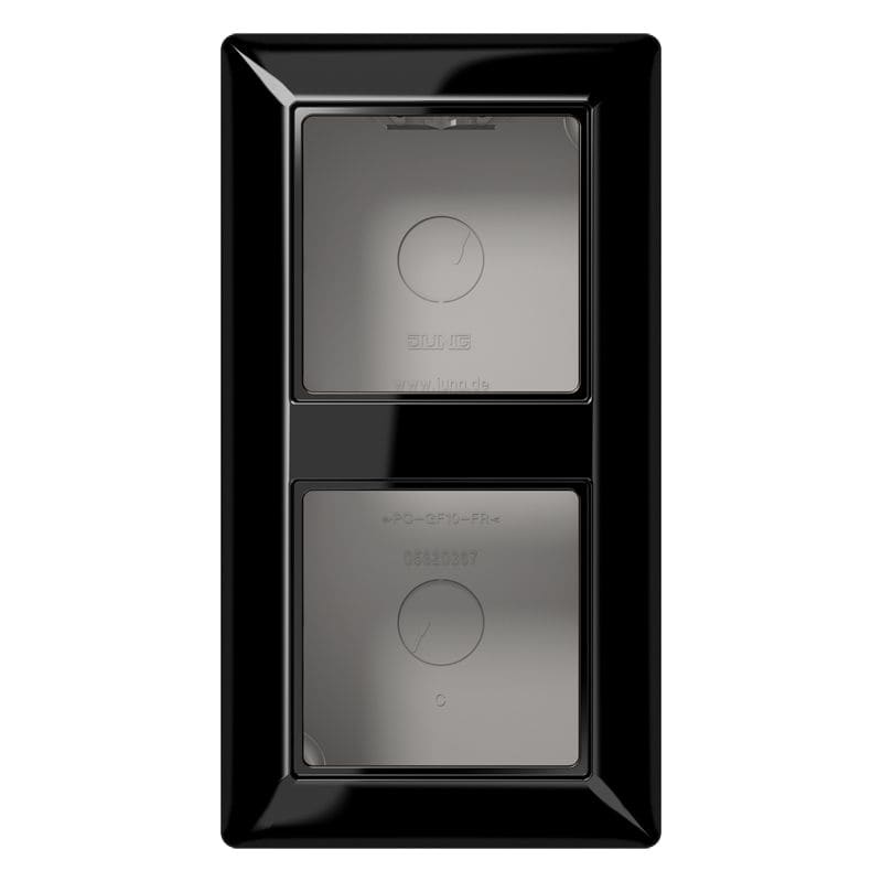 Jung - Boîtier saillie 2 postes / Série AS 500 Noir