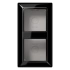 Jung - Boîtier saillie 2 postes / Série AS 500 Noir