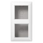 Jung - Boîtier saillie 2 postes / Série AS 500 Blanc