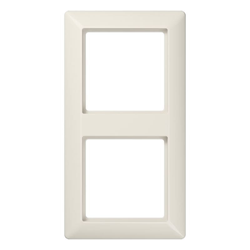 Jung - Cadre de finition 2 postes / Série AS 500 BF Ivoire