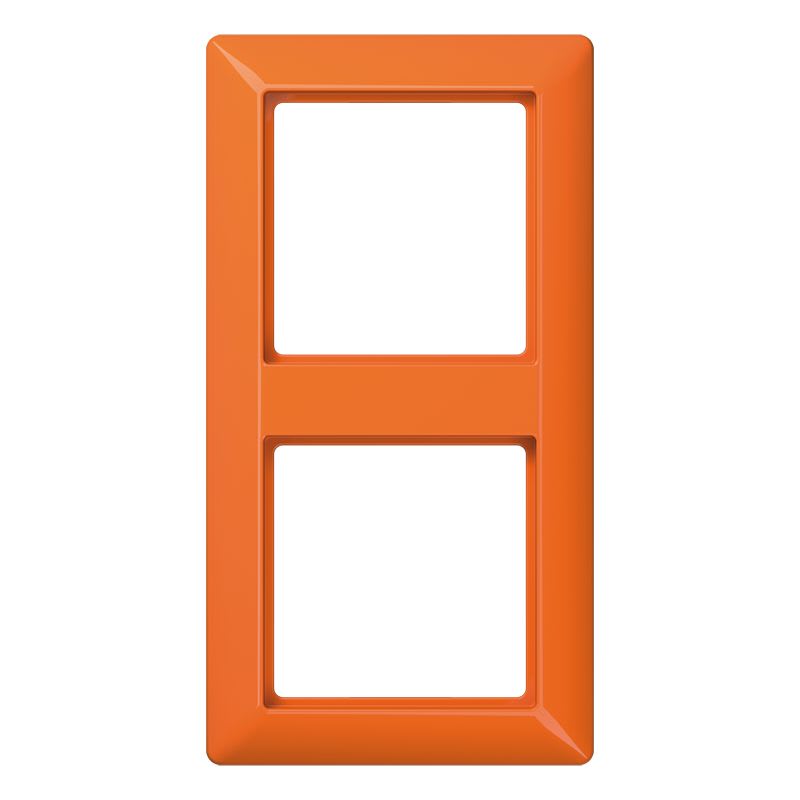 Jung - Cadre de finition 2 postes Série AS 500 BF Orange