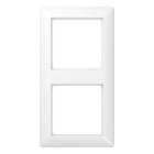 Jung - Cadre de finition 2 postes / Série AS 500 BF Blanc