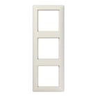 Jung - Cadre de finition 3 postes / Série AS 500 Ivoire