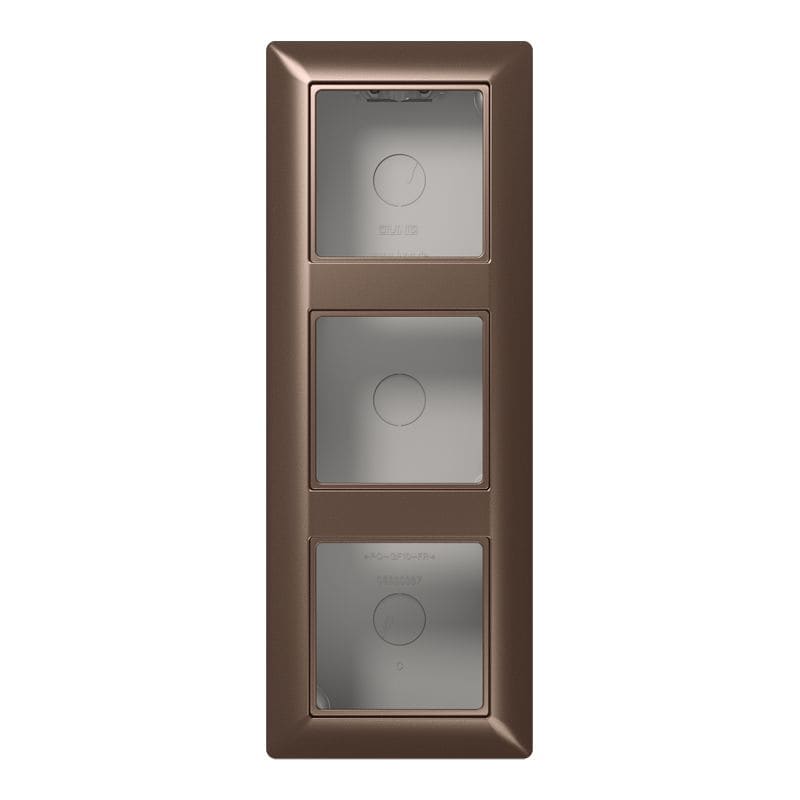 Jung - Boîtier saillie 3 postes / Série AS 500 Moka