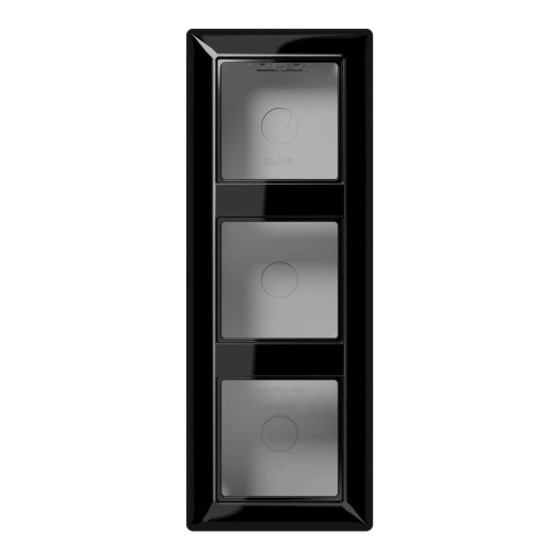 Jung - Boîtier saillie 3 postes / Série AS 500 Noir