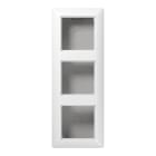 Jung - Boîtier saillie 3 postes / Série AS 500 Blanc