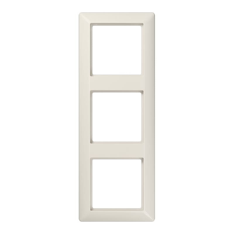 Jung - Cadre de finition 3 postes / Série AS 500 BF Ivoire