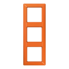 Jung - Cadre de finition 3 postes / Série AS 500 BF Orange