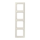 Jung - Cadre de finition 4 postes / Série AS 500 Ivoire