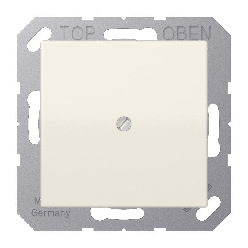 Jung - Sortie de câble avec serre câble / Série AS 500 Ivoire