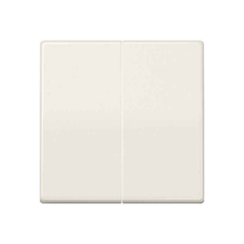 Jung - Enjoliveur double touche / Série AS 500 BF Ivoire