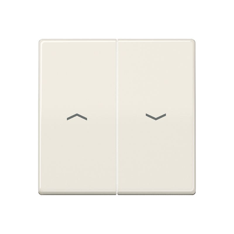 Jung - Enjoliveur double touche IN+BP VR-store / Série AS 500 Ivoire