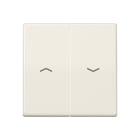 Jung - Enjoliveur double touche IN+BP VR-store / Série AS 500 Ivoire