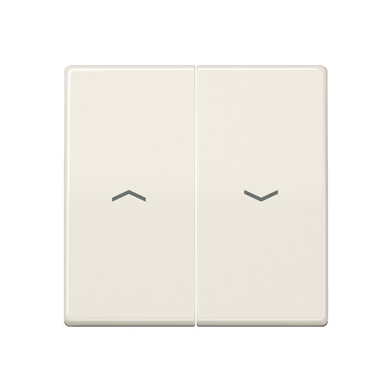 Jung - Enjoliveur double touche IN+BP VR-store / Série AS 500 BF Ivoire