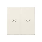 Jung - Enjoliveur double touche IN+BP VR-store / Série AS 500 BF Ivoire