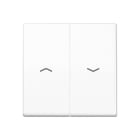 Jung - Enjoliveur double touche IN+BP VR-store / Série AS 500 BF Blanc