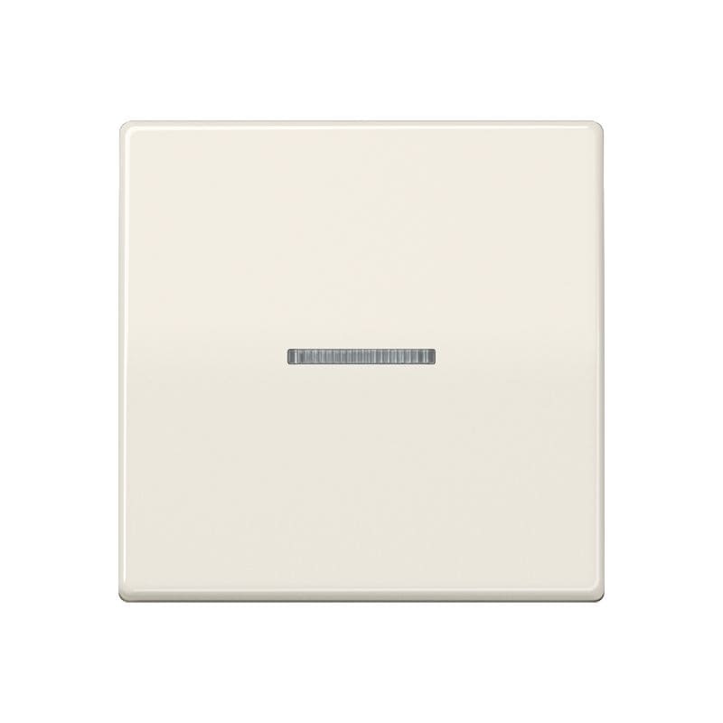 Jung - Enjo simple touche à voyant / Série AS 500 BF Ivoire