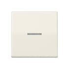 Jung - Enjo simple touche à voyant / Série AS 500 BF Ivoire