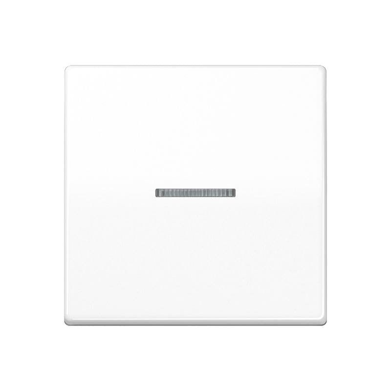 Jung - Enjo simple touche à voyant / Série AS 500 BF Blanc