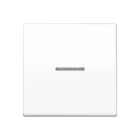 Jung - Enjo simple touche à voyant / Série AS 500 BF Blanc