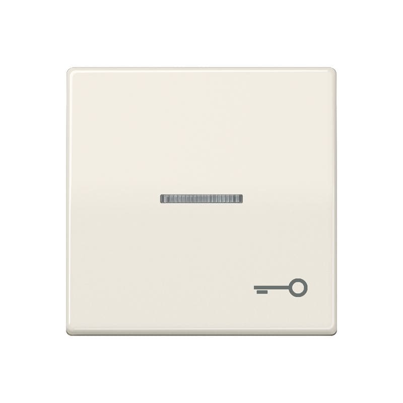 Jung - Enjo avec symb "gâche" à voyant / Série AS 500 Ivoire