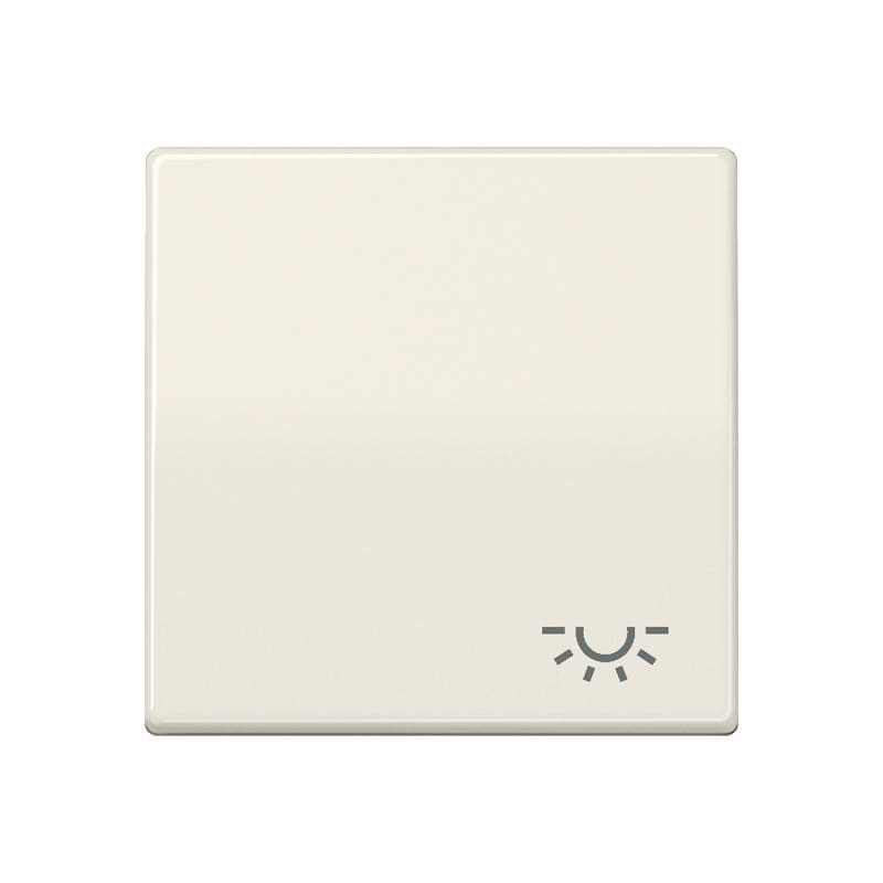 Jung - Enjo avec symbole "lumière" / Série AS 500 Ivoire