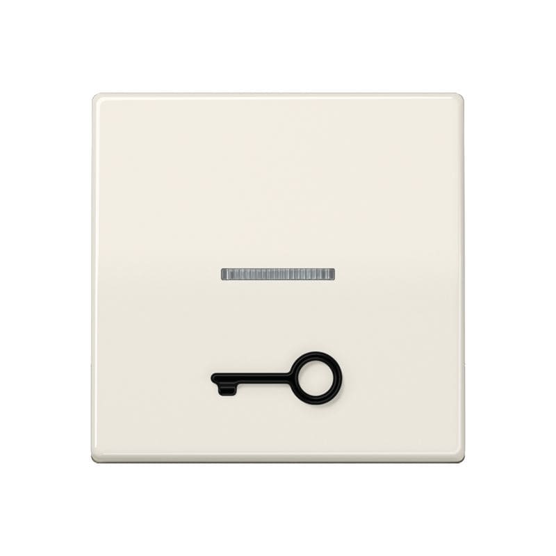 Jung - Enjo avec symb "gâche" en relief+voyant ,/ Série AS 500 Ivoire