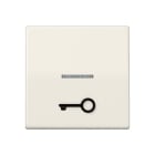 Jung - Enjo avec symb "gâche" en relief+voyant ,/ Série AS 500 Ivoire