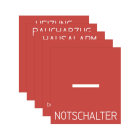 Jung - 1 jeu de film autocollant de rechange pour Art. N°. : ..564.. et ..964..