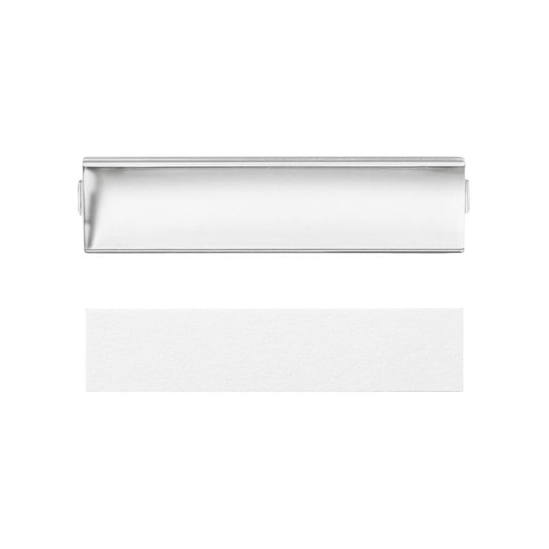 Jung - Obturateur transparent pour porte étiquette AS 500