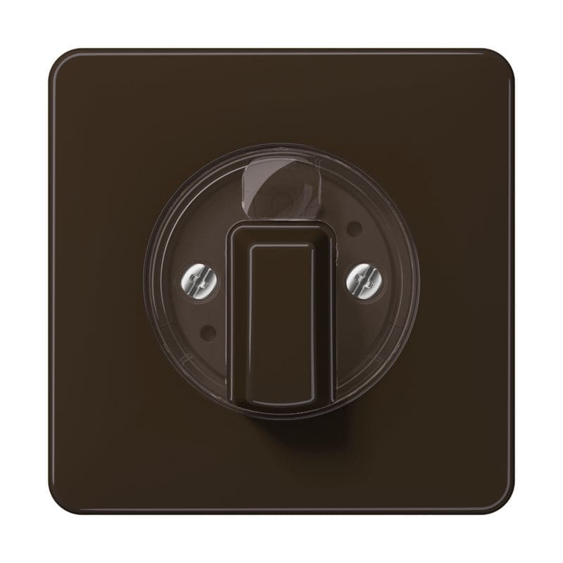 Jung - Enjoliveur pour interrupteur rotatif / CD 500 Brun