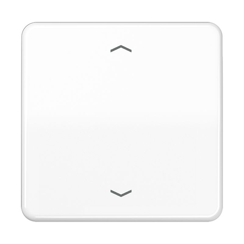 Jung - Enjo de cde standard avec flèches / CD 500 Blanc