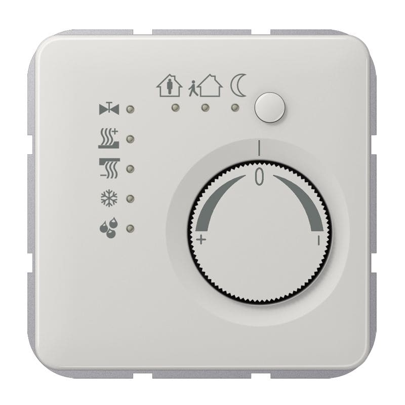 Jung - KNX Régulateur chauffage et climatisation / CD 500 Gris clair