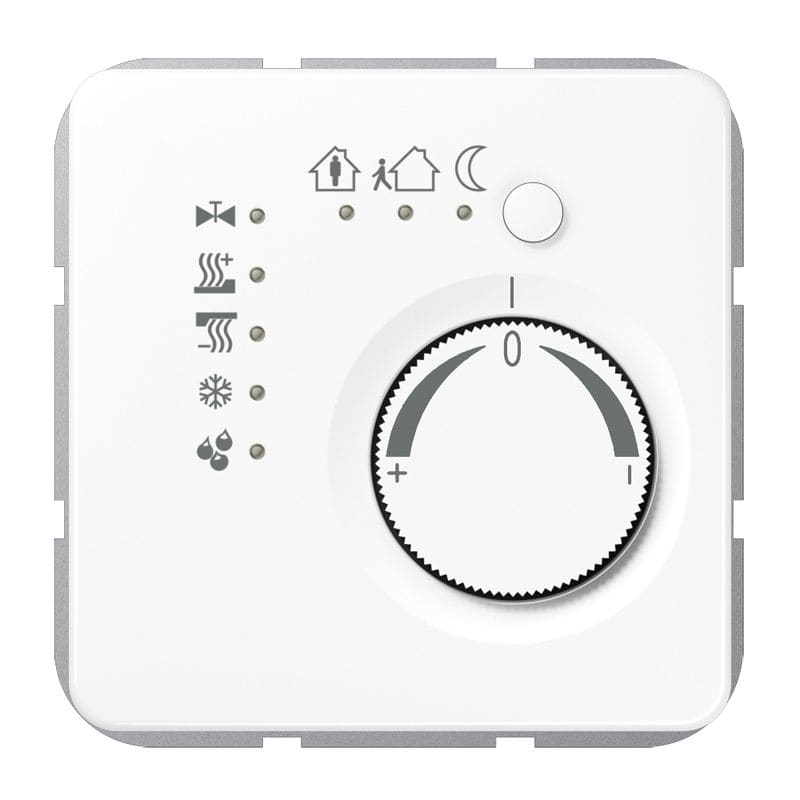 Jung - KNX Régulateur chauffage et climatisation / CD 500 Blanc