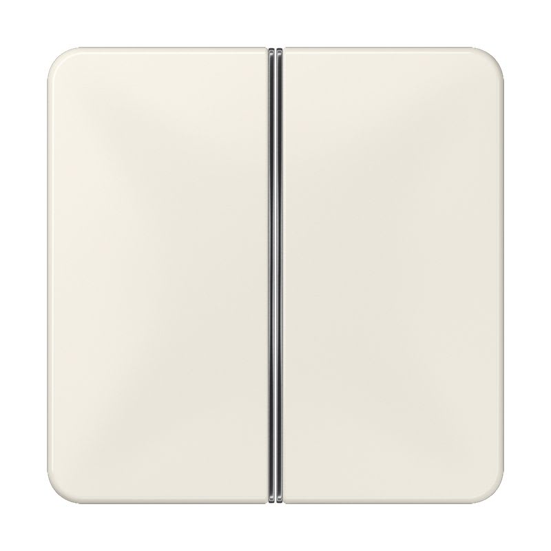 Jung - Kit touche complet 2 voies F40 / CD 500 Ivoire